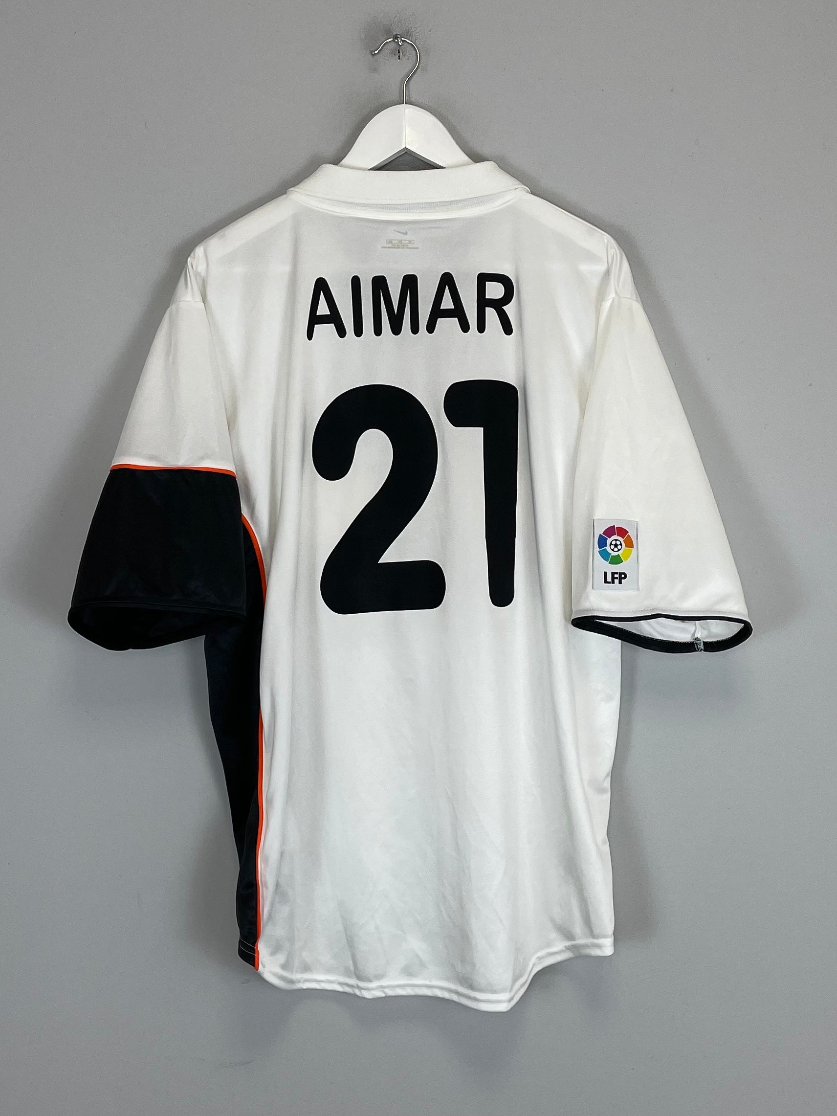 2001/02 VALENCIA AIMAR #21 *BNWT* HOME SHIRT (XL) NIKE