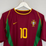 2002/04 PORTUGAL RUI COSTA #10 HOME SHIRT (S) NIKE