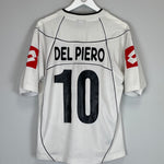 2002/03 JUVENTUS DEL PIERO #10 AWAY SHIRT (S) LOTTO