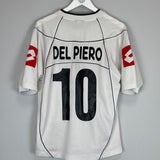 2002/03 JUVENTUS DEL PIERO #10 AWAY SHIRT (S) LOTTO