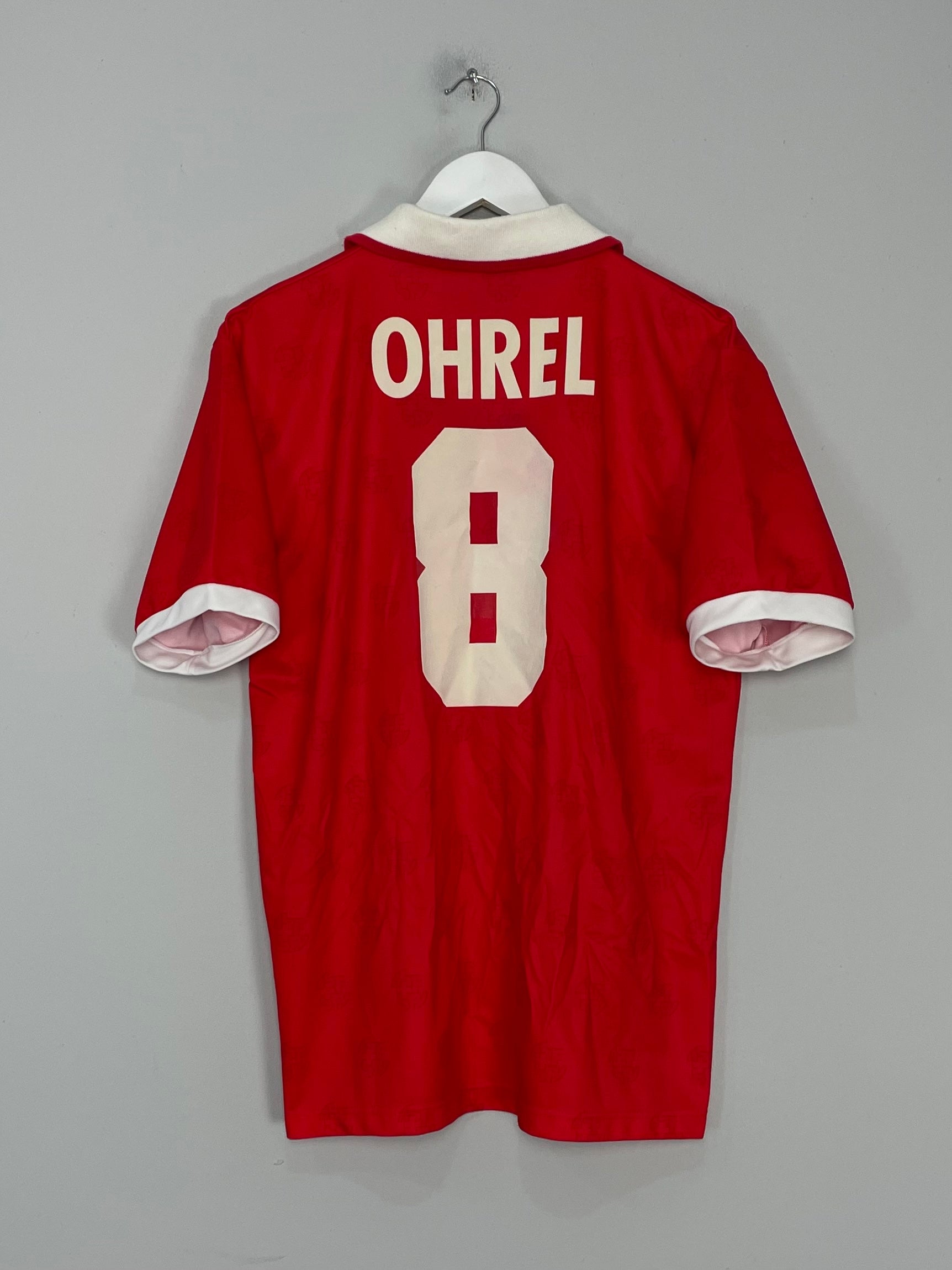 1994/96 SWITZERLAND OHREL #8 HOME SHIRT (M) LOTTO