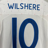 2010/11 ENGLAND WILSHERE #10 HOME SHIRT (M) UMBRO