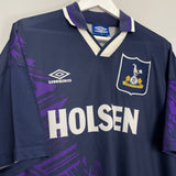 1994/95 TOTTENHAM AWAY SHIRT (XL) UMBRO