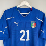 2010/11 ITALY PIRLO #21 HOME SHIRT (L) PUMA