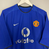 2002/03 MANCHESTER UNITED BECKHAM #7 THIRD SHIRT (XL) NIKE