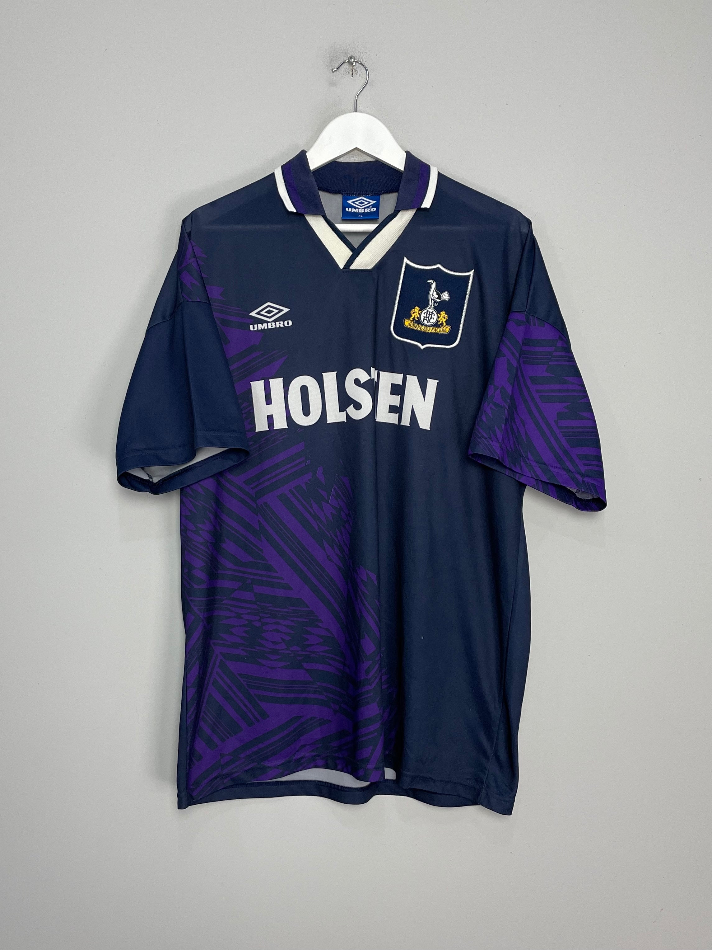 1994/95 TOTTENHAM AWAY SHIRT (XL) UMBRO