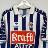 1998/00 REAL SOCIEDAD #9 HOME SHIRT (XL) ASTORE