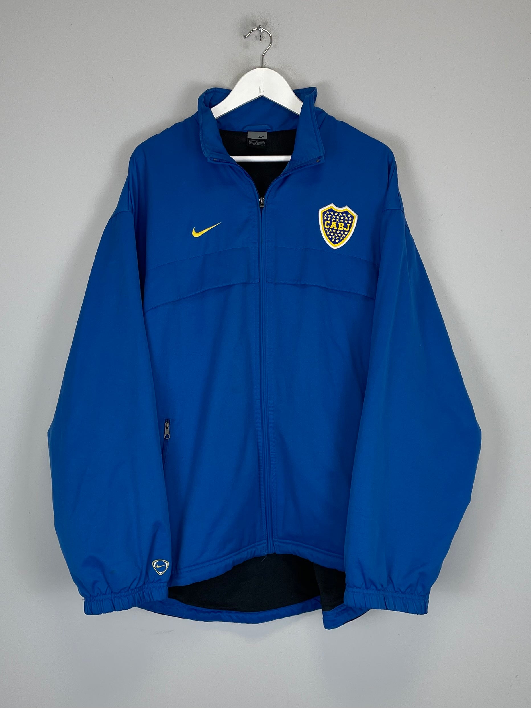 2000/01 BOCA JUNIORS TRACK JACKET (XL) NIKE