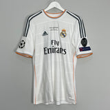 2013/14 REAL MADRID MARCELO #12 *C/L FINAL* HOME SHIRT (M) ADIDAS