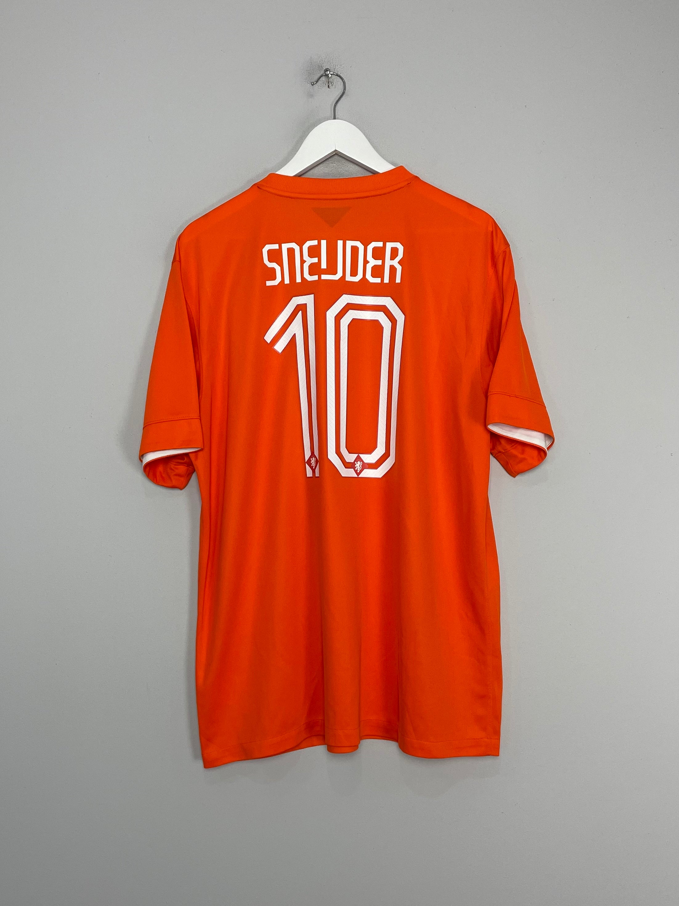 2014/15 NETHERLANDS SNEIJDER #10 HOME SHIRT (XL) NIKE