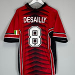 1996/97 AC MILAN DESAILLY #8 TRAINING SHIRT (M) LOTTO