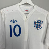 2010/11 ENGLAND WILSHERE #10 HOME SHIRT (M) UMBRO