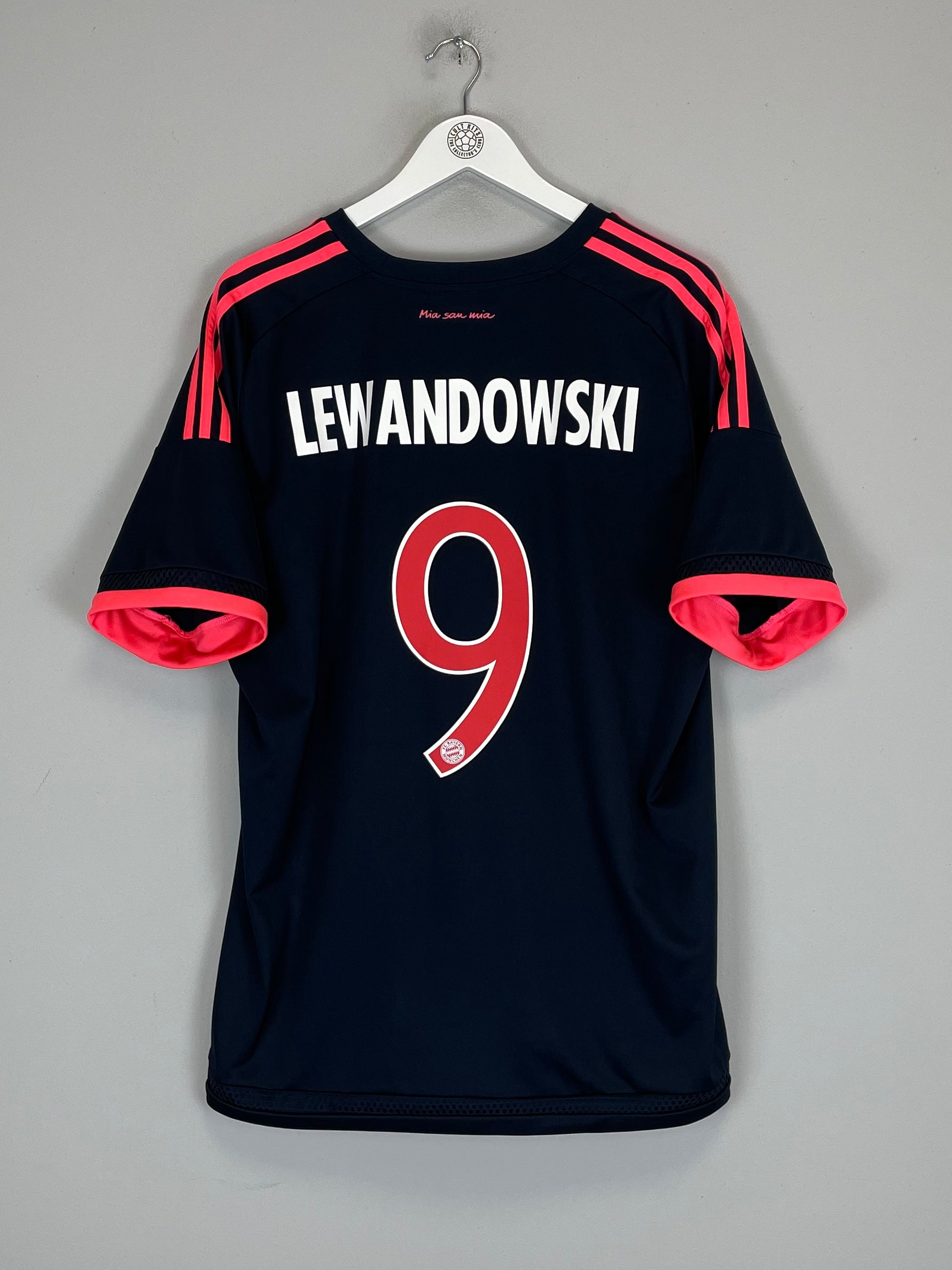 2015/16 BAYERN MUNICH LEWANDOWSKI #9 THIRD SHIRT (XL) ADIDAS