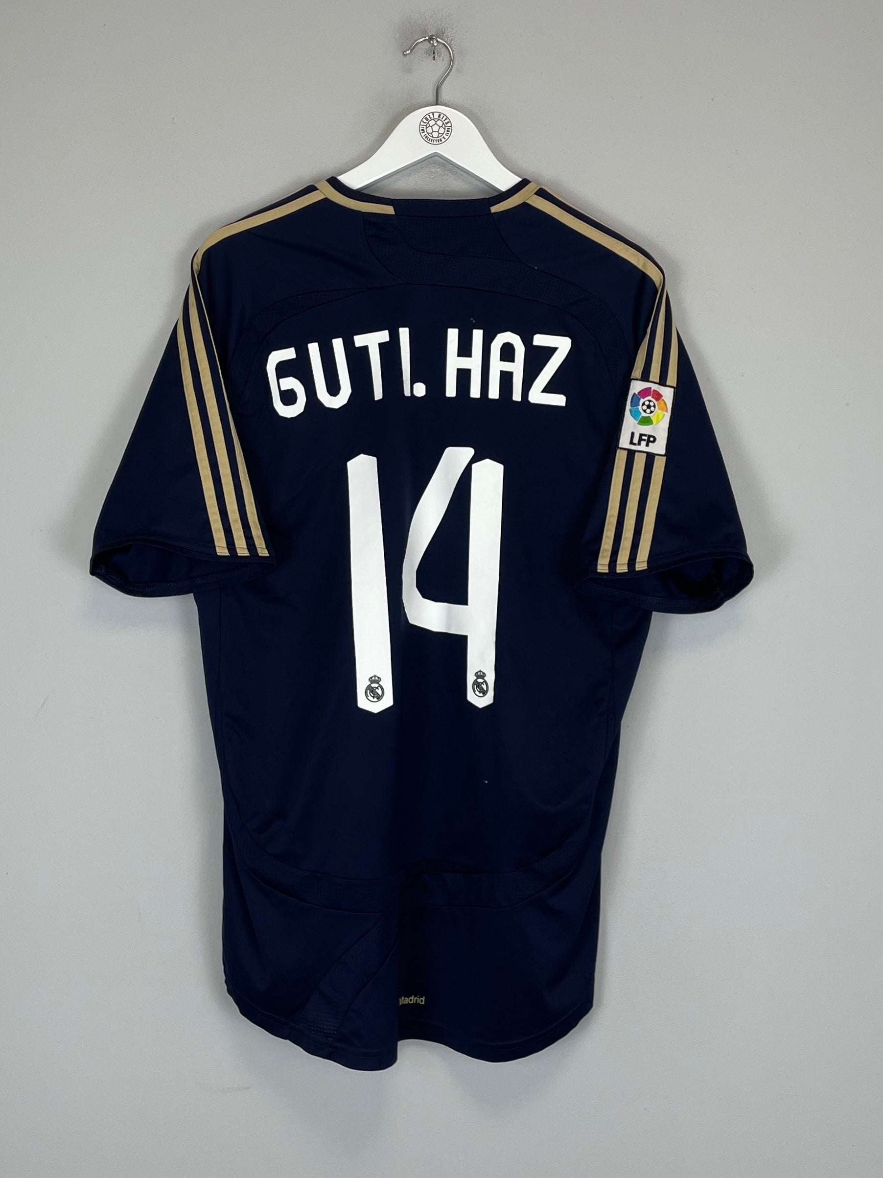 2007/08 REAL MADRID GUTI HAZ #14 AWAY SHIRT (M) ADIDAS