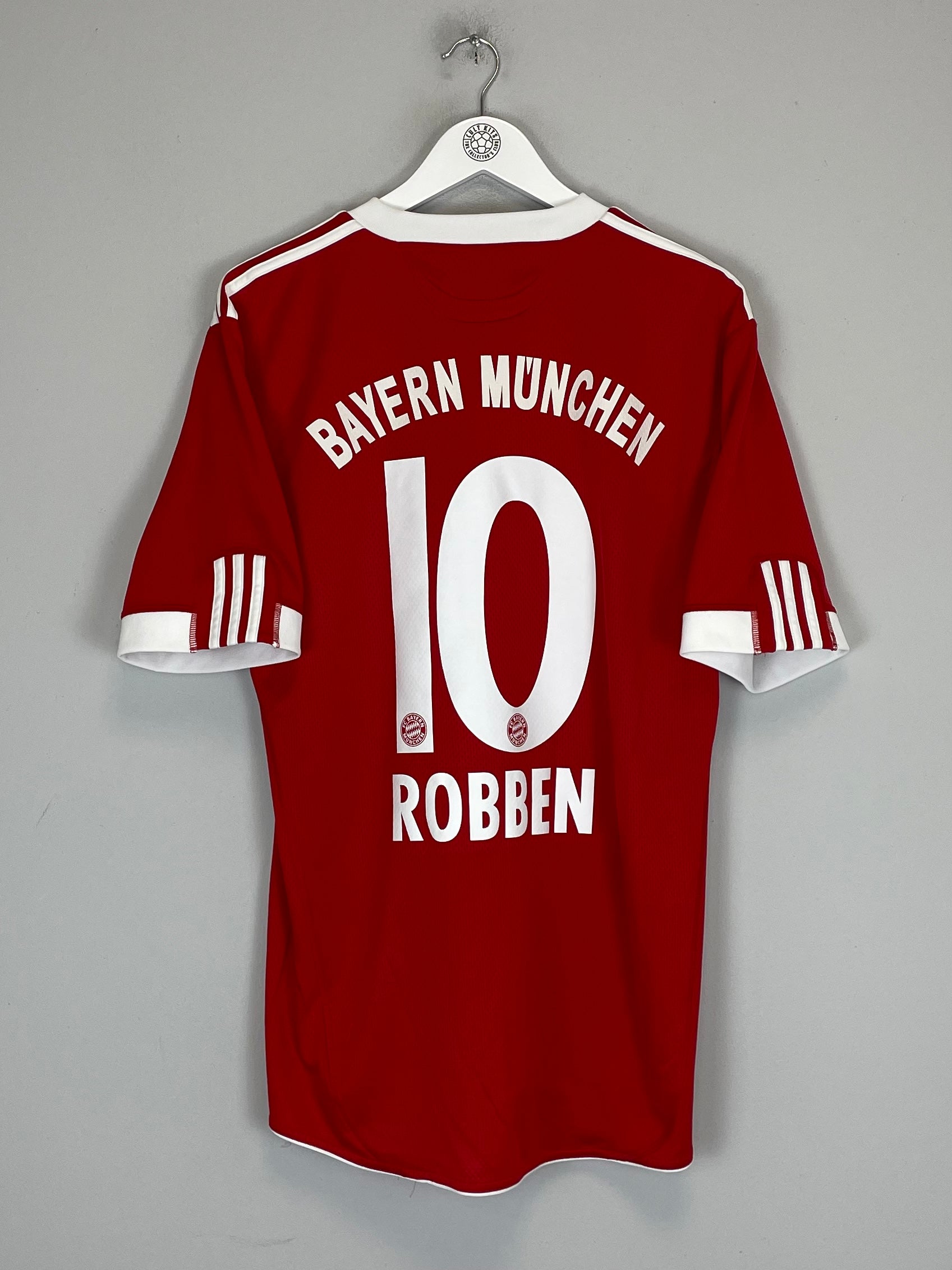 2009/10 BAYERN MUNICH ROBBEN #10 HOME SHIRT (L) ADIDAS