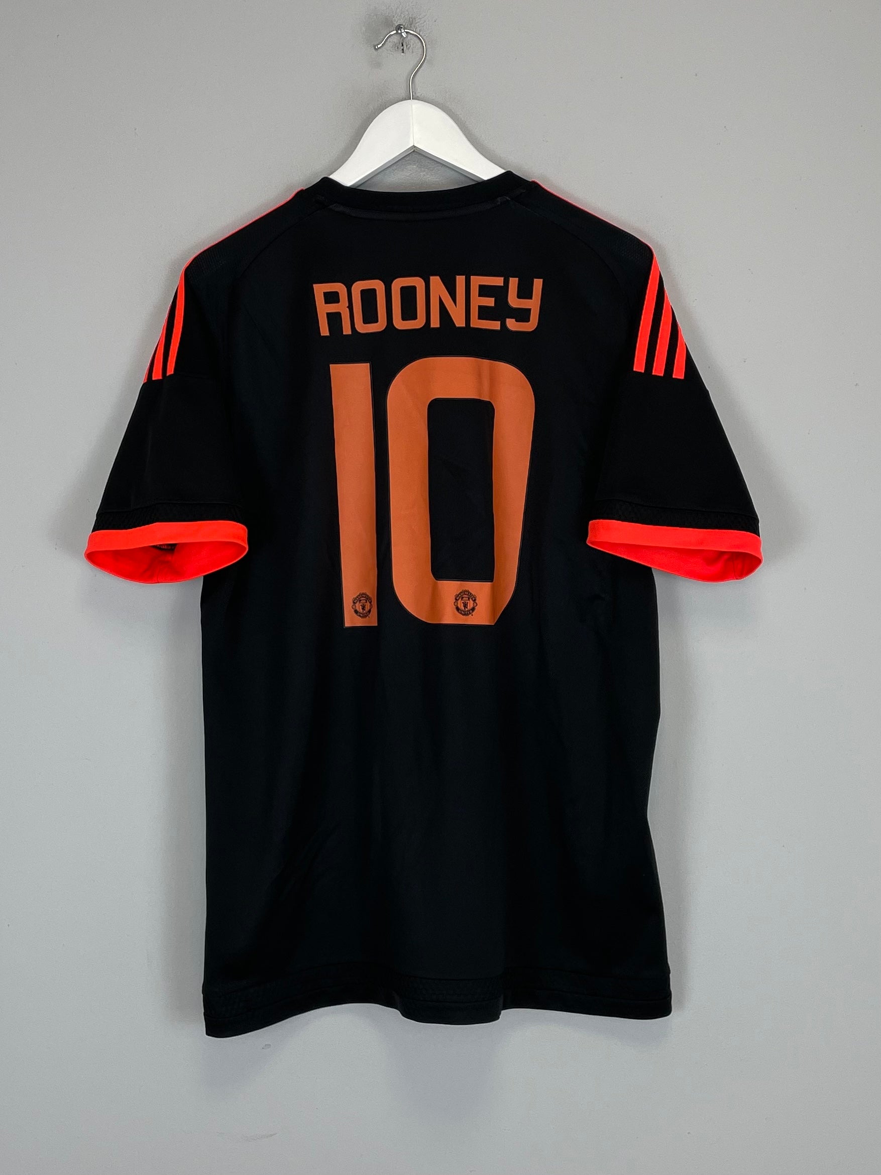 2015/16 MANCHESTER UNITED ROONEY #10 AWAY SHIRT (L) ADIDAS