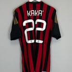 2013/14 AC MILAN KAKA #22 HOME SHIRT (M) ADIDAS