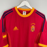 2002/04 SPAIN RAUL #7 HOME SHIRT (L) ADIDAS