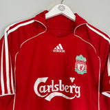 2006/08 LIVERPOOL GERRARD #8 HOME SHIRT (M) ADIDAS