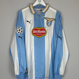 1999/00 LAZIO VERON #32 C/L L/S HOME SHIRT (L) PUMA