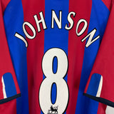 2004/05 CRYSTAL PALACE JOHNSON #8 HOME SHIRT (XXL) DIADORA