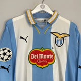 1999/00 LAZIO VERON #32 C/L L/S HOME SHIRT (L) PUMA