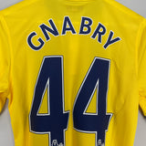 2013/14 ARSENAL GNABRY #44 *PLAYER ISSUE* AWAY SHIRT (M) NIKE