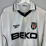 2000/01 BESIKTAS L/S HOME SHIRT (XXL) REEBOK