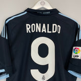 2009/10 REAL MADRID RONALDO #9 AWAY SHIRT (M) ADIDAS