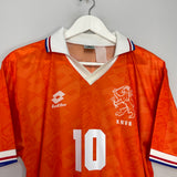 1994 NETHERLANDS BERGKAMP #10 HOME SHIRT (M) LOTTO