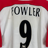 1998/00 LIVERPOOL FOWLER #9 AWAY SHIRT (L) REEBOK