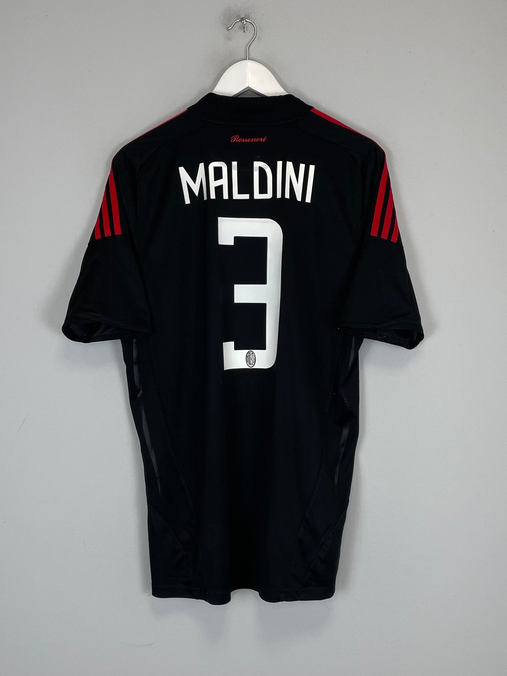 2008/09 AC MILAN MALDINI #3 THIRD SHIRT (M) ADIDAS