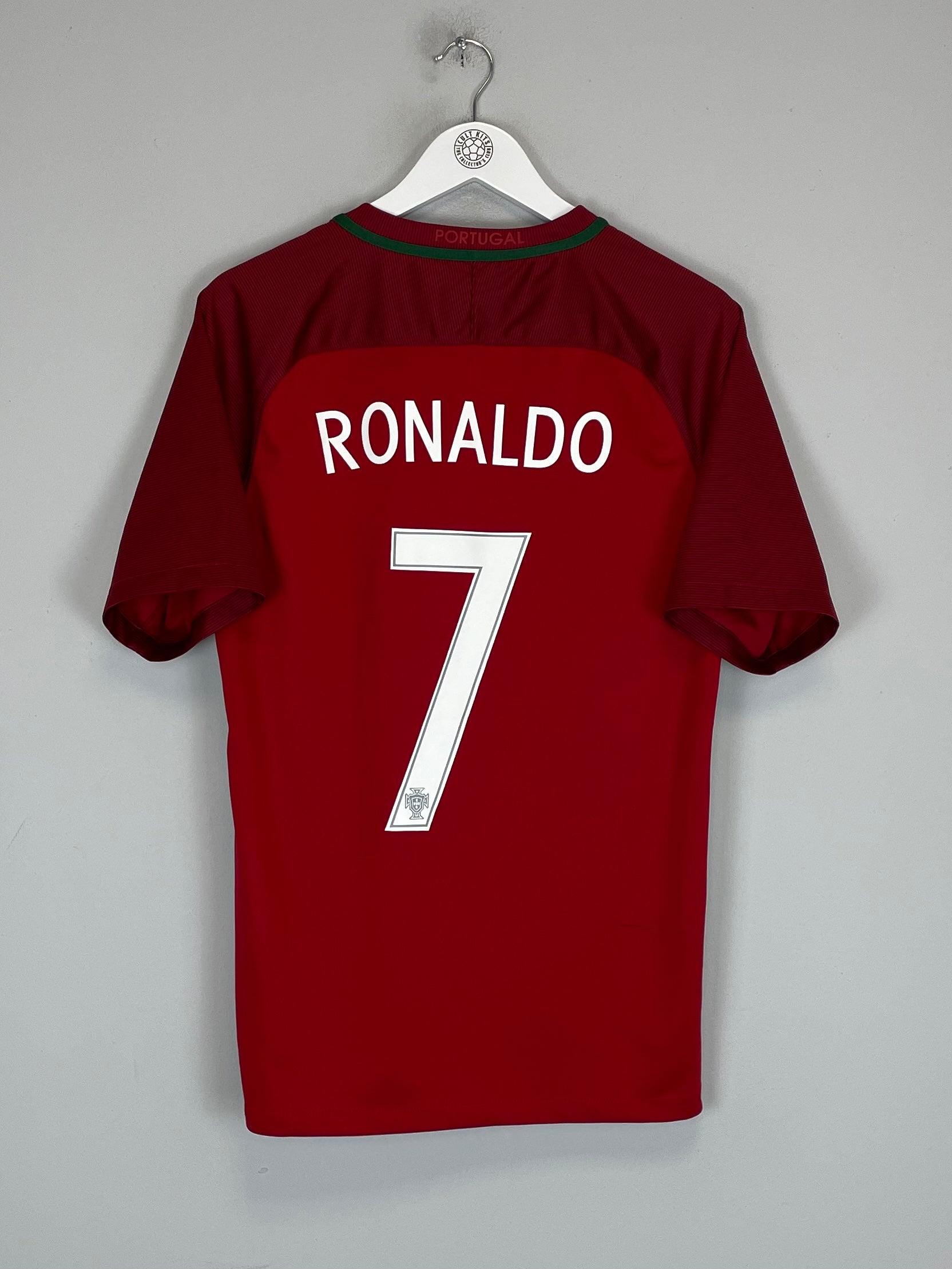 2016/17 PORTUGAL RONALDO #7 HOME SHIRT (M) NIKE