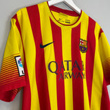 2013/15 BARCELONA MESSI #10 AWAY SHIRT (XL) NIKE