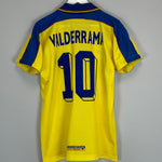 1998/01 COLOMBIA VALDERRAMA #10 HOME SHIRT (L) REEBOK