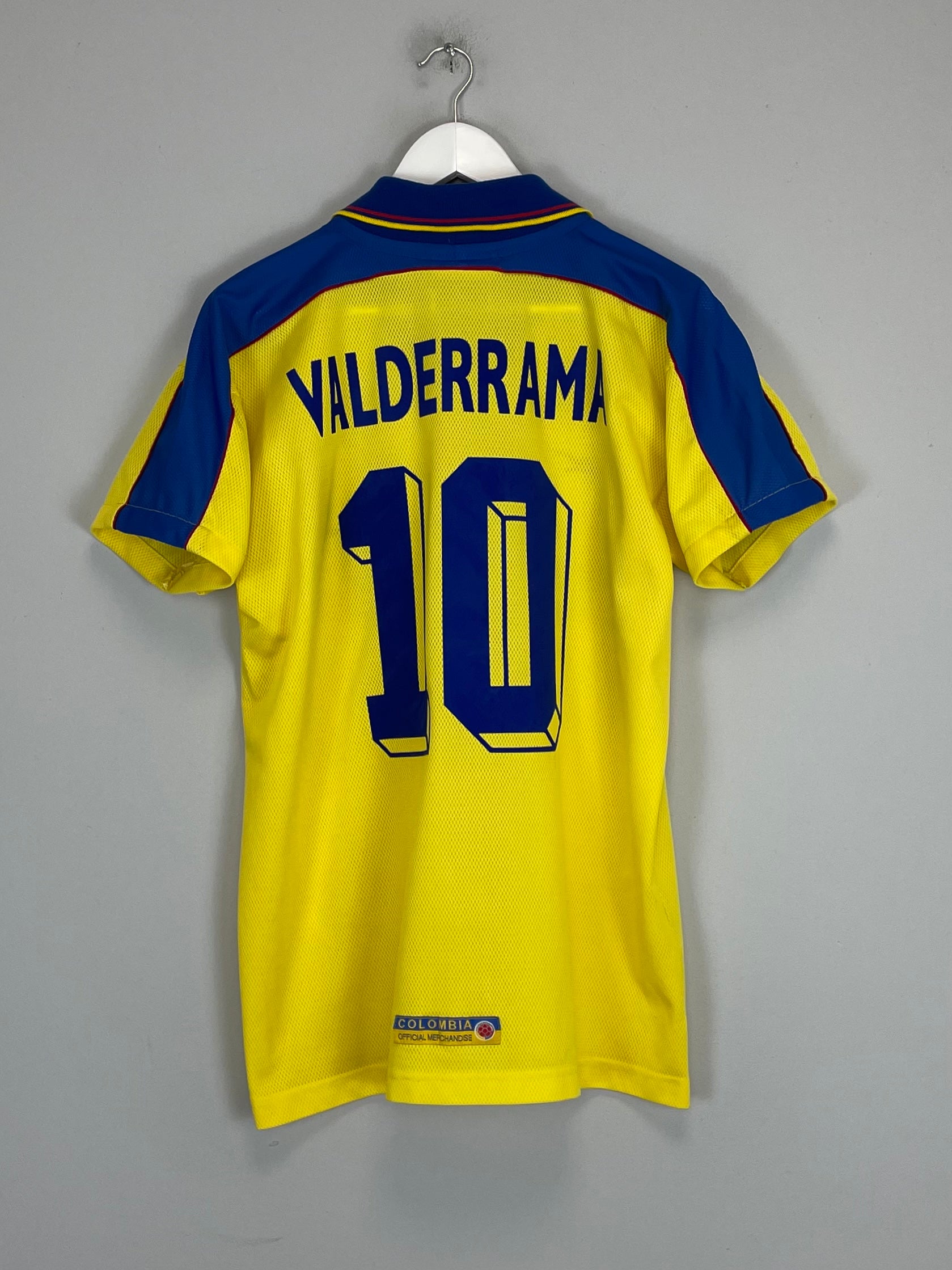 1998/01 COLOMBIA VALDERRAMA #10 HOME SHIRT (L) REEBOK