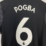 2017/18 MANCHESTER UNITED POGBA #6 AWAY SHIRT (M) ADIDAS