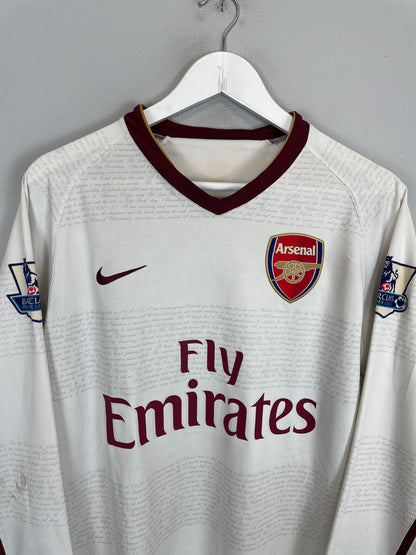 2007/08 ARSENAL V.PERSIE #11 L/S AWAY SHIRT (M) NIKE