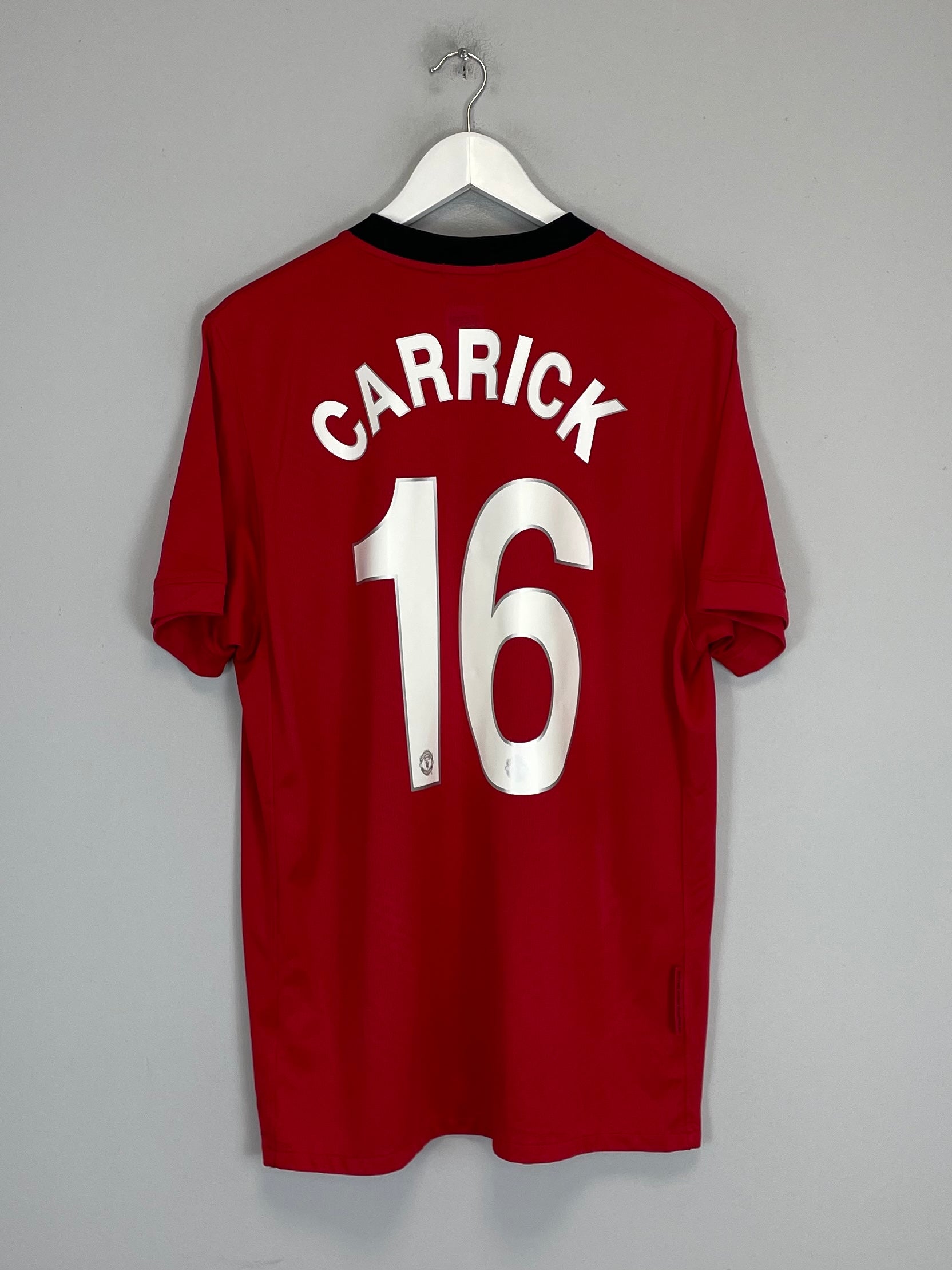 2009/10 MANCHESTER UNITED CARRICK #16 HOME SHIRT (L) NIKE