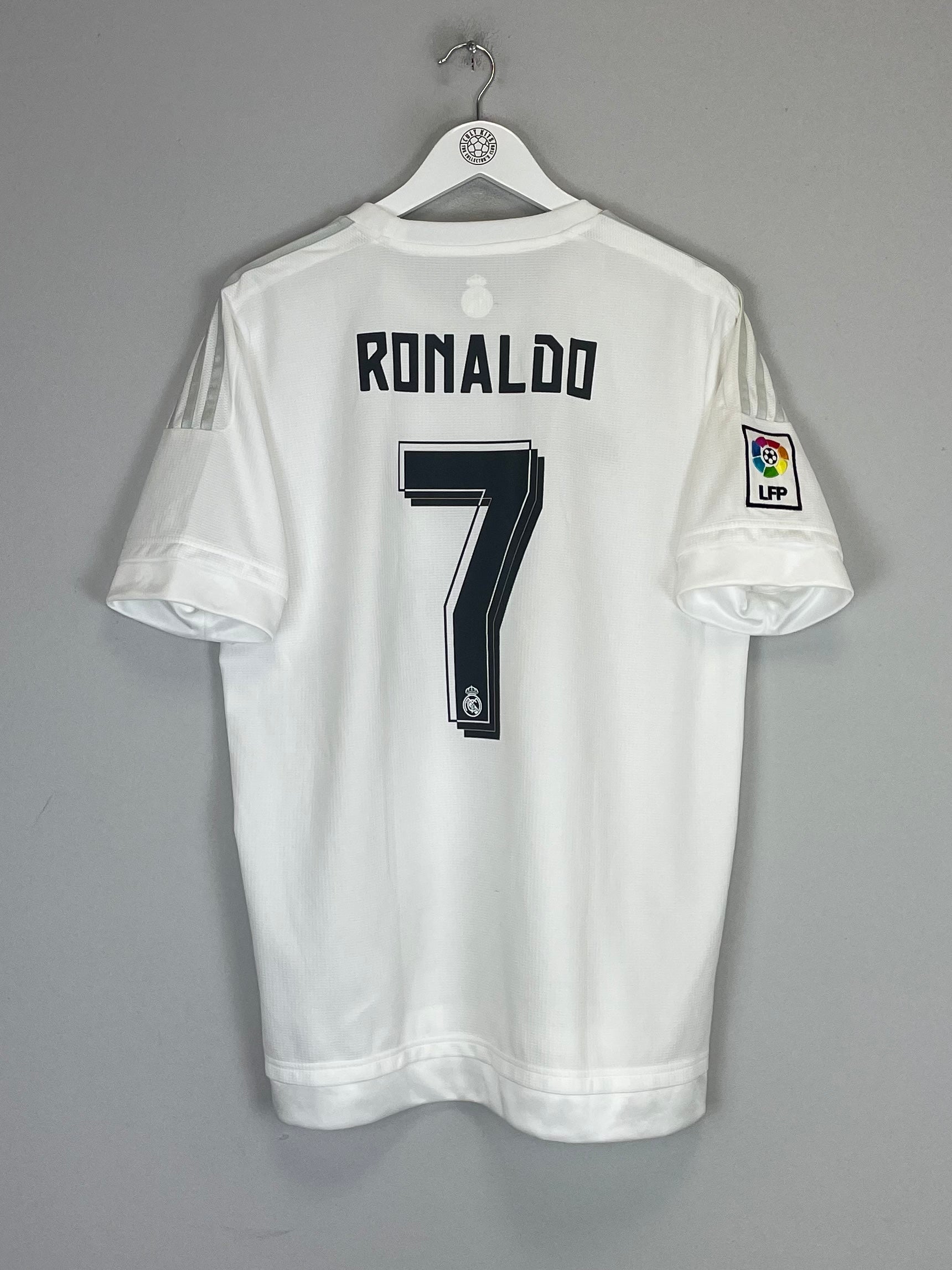 2015/16 REAL MADRID RONALDO #7 HOME SHIRT (L) ADIDAS