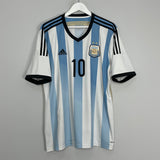 2014/15 ARGENTINA MESSI #10 HOME SHIRT (XL) ADIDAS