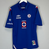 2012/13 CRUZ AZUL HOME SHIRT (L) UMBRO