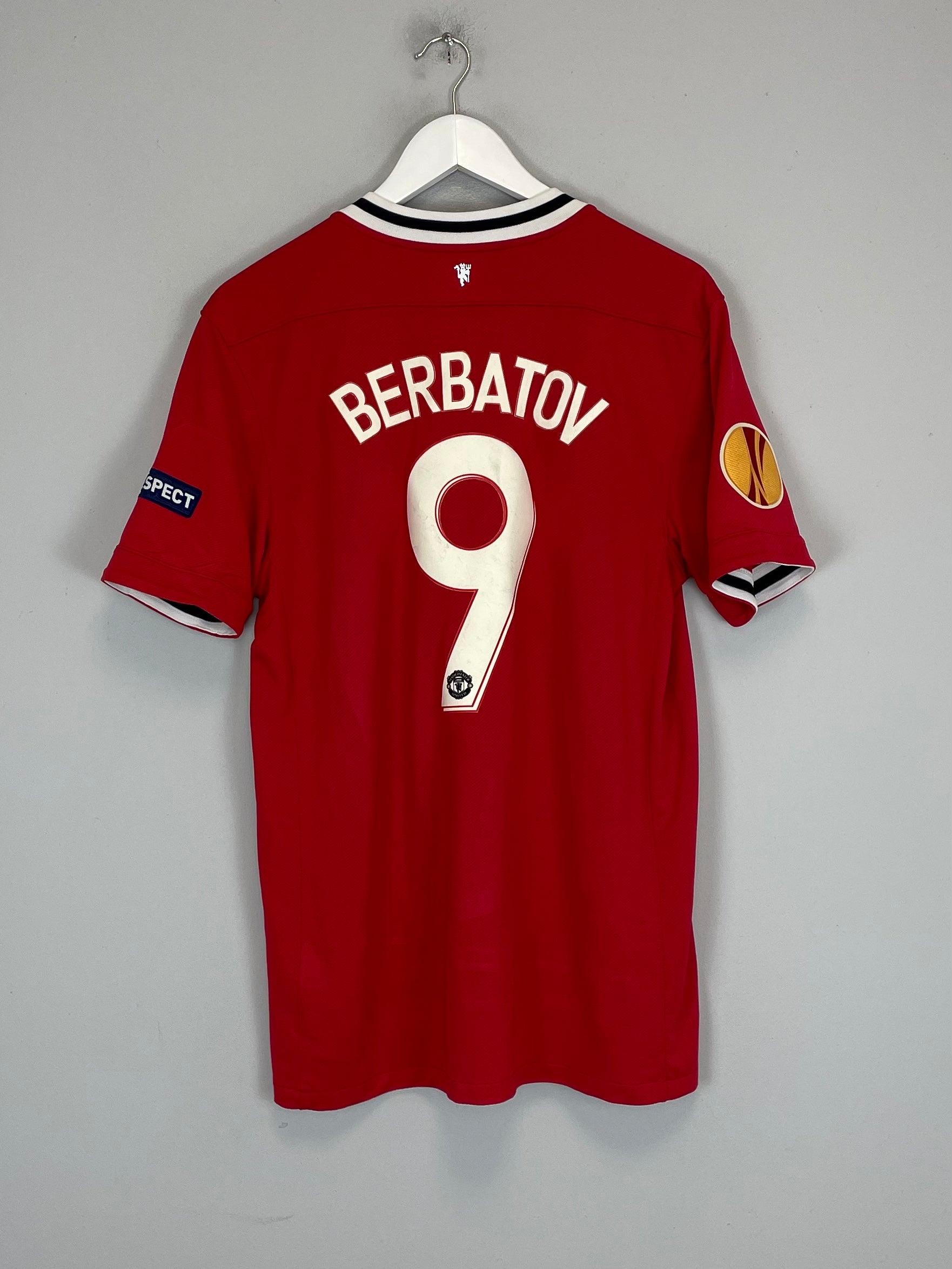 2011/12 MANCHESTER UNITED BERBATOV #9 HOME SHIRT (M) NIKE