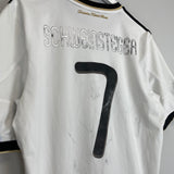 2010/12 GERMANY SCHWEINSTEIGER #7 HOME SHIRT (L) ADIDAS