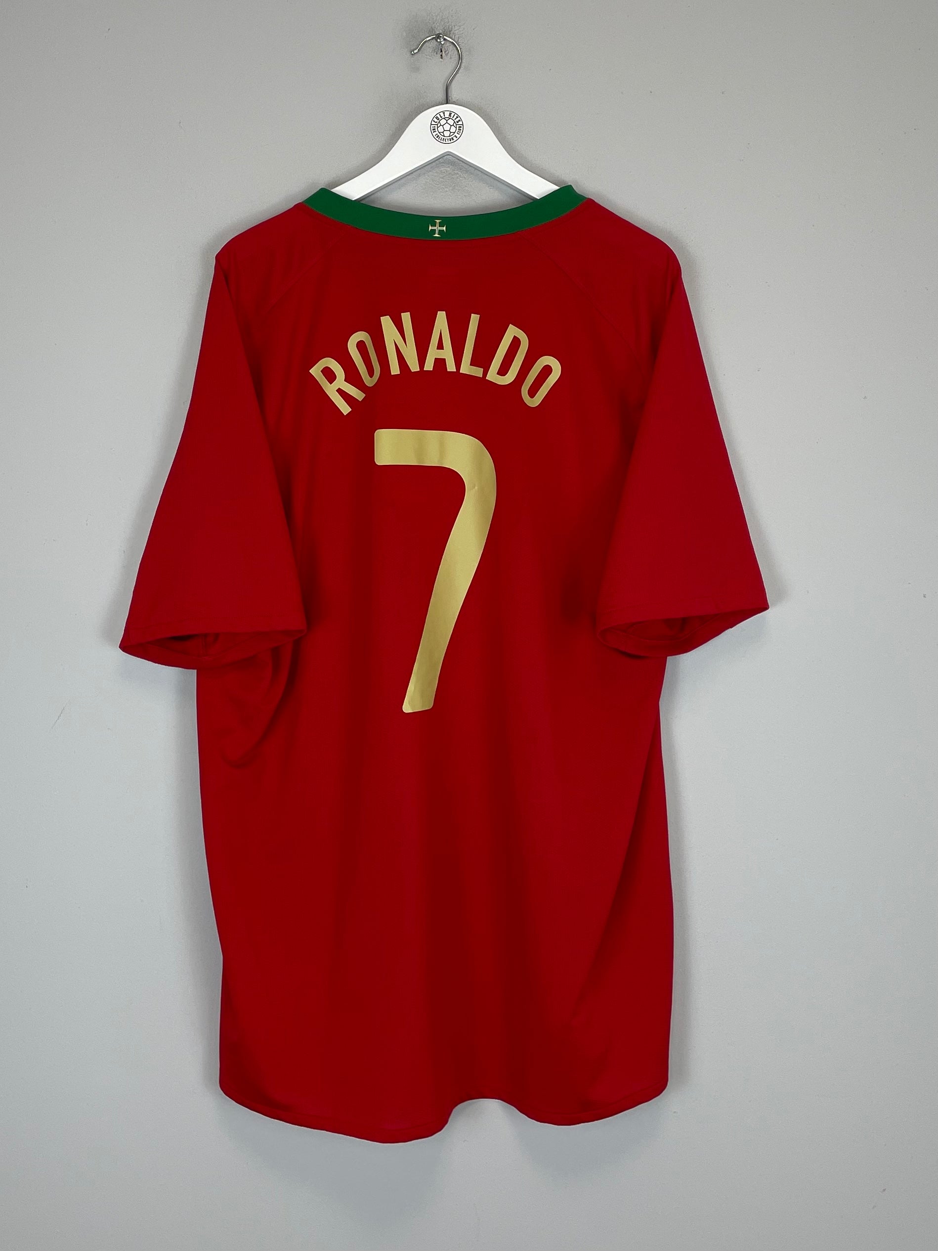 2008/10 PORTUGAL RONALDO #7 HOME SHIRT (XXL) NIKE