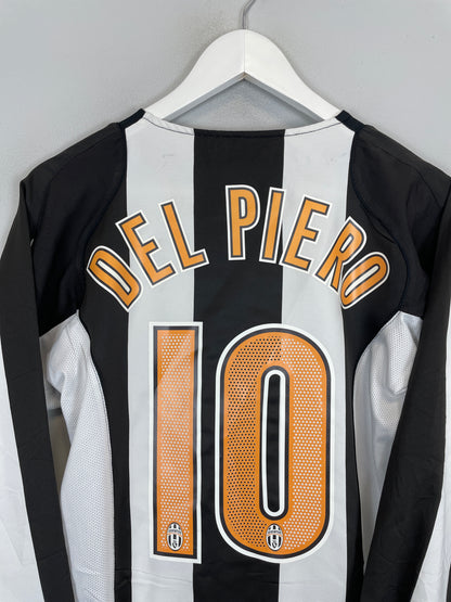 2004/05 JUVENTUS DEL PIERO #10 L/S HOME SHIRT (S) NIKE