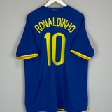 2008/10 BRAZIL RONALDINHO #10 AWAY SHIRT (XL) NIKE