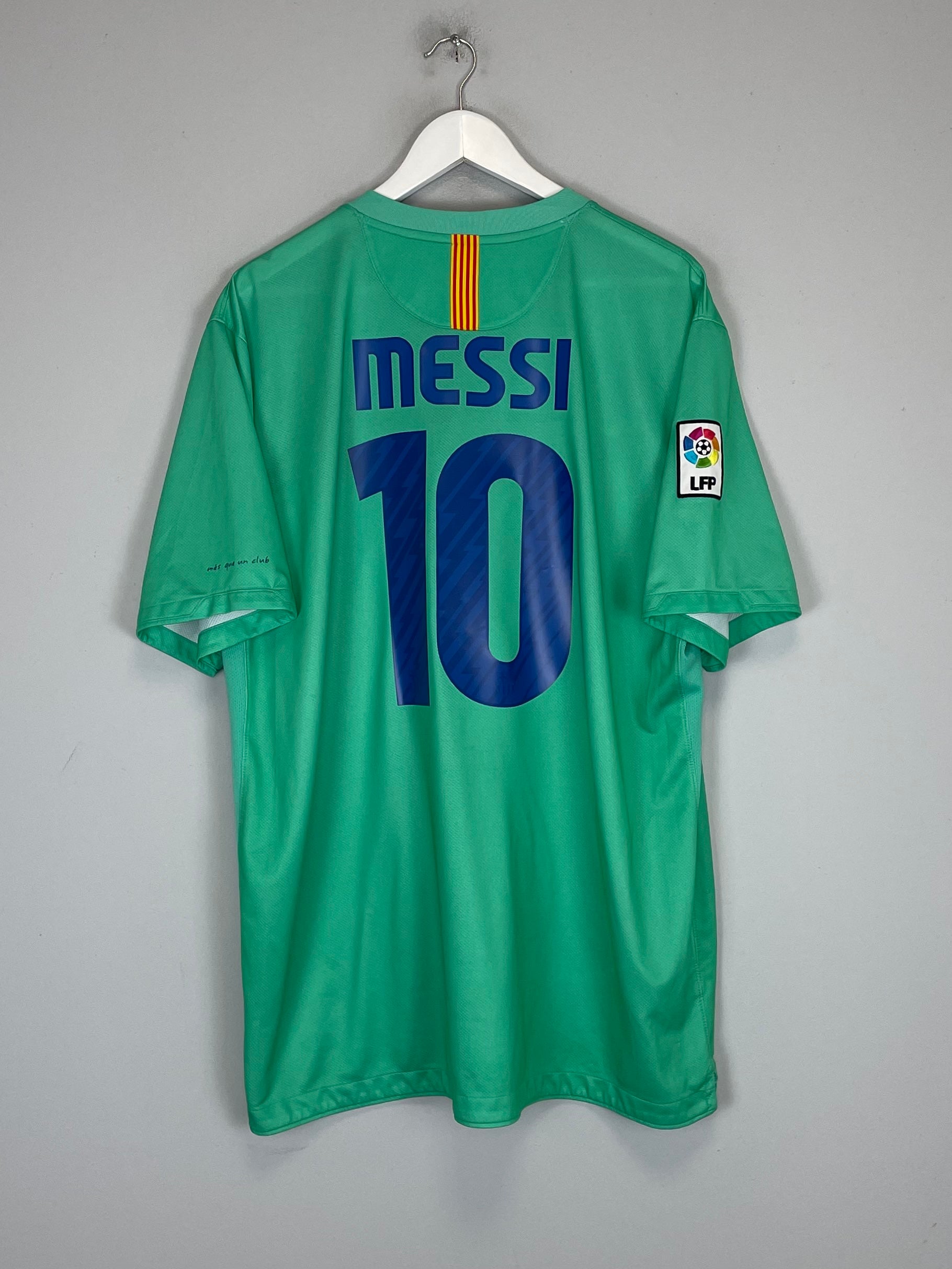 2010/11 BARCELONA MESSI #10 AWAY SHIRT (XXL) NIKE