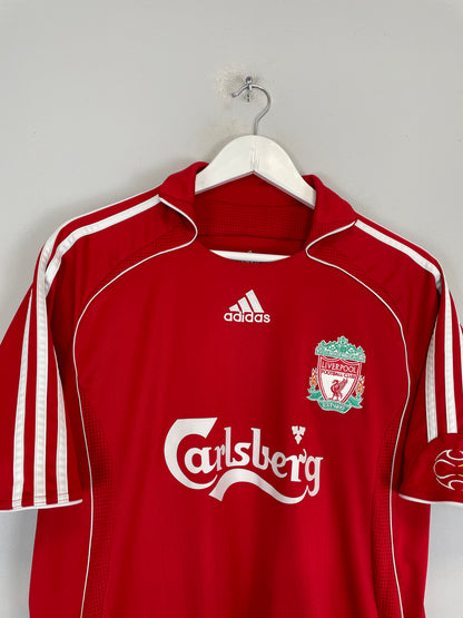 2006/07 LIVERPOOL KUYT #18 HOME SHIRT (M) ADIDAS