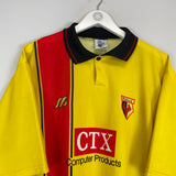 1997/98 WATFORD HOME SHIRT (XXL) MIZUNO